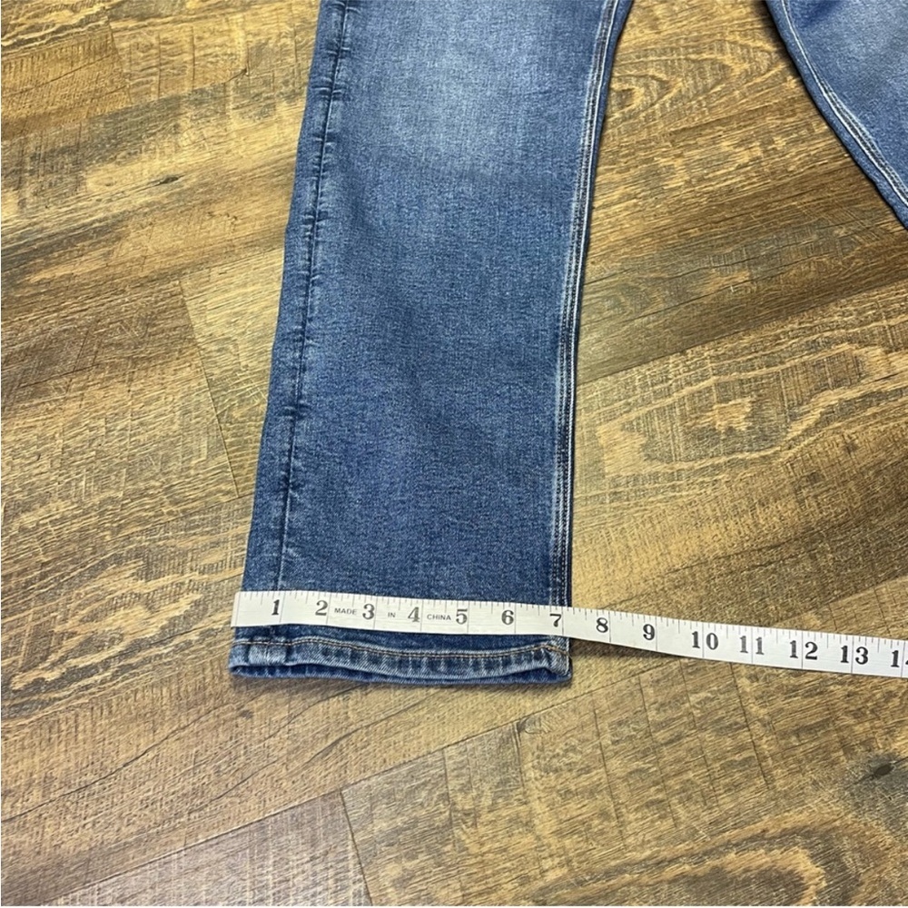 AE American Eagle '90s Straight Stretch Blue Denim Jeans Women Size 6 WORN ONCE - Picture 6 of 9